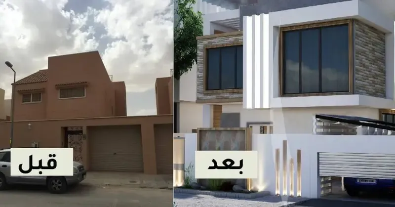 معلم دهانات بروفايل خارجي في حي السنابل في جدة 