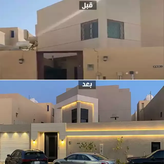 معلم دهانات بروفايل خارجي في حي السنابل في جدة 