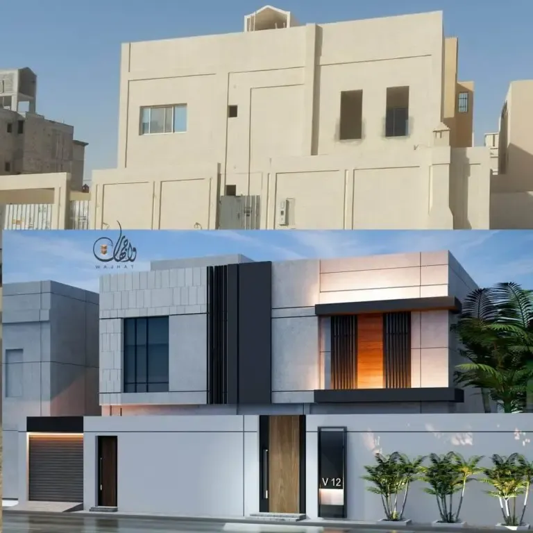 معلم دهانات بروفايل خارجي في حي السنابل في جدة 