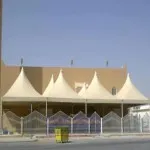 تركيب مظلات المشاريع ومساجد حي المحمدية بجدة 