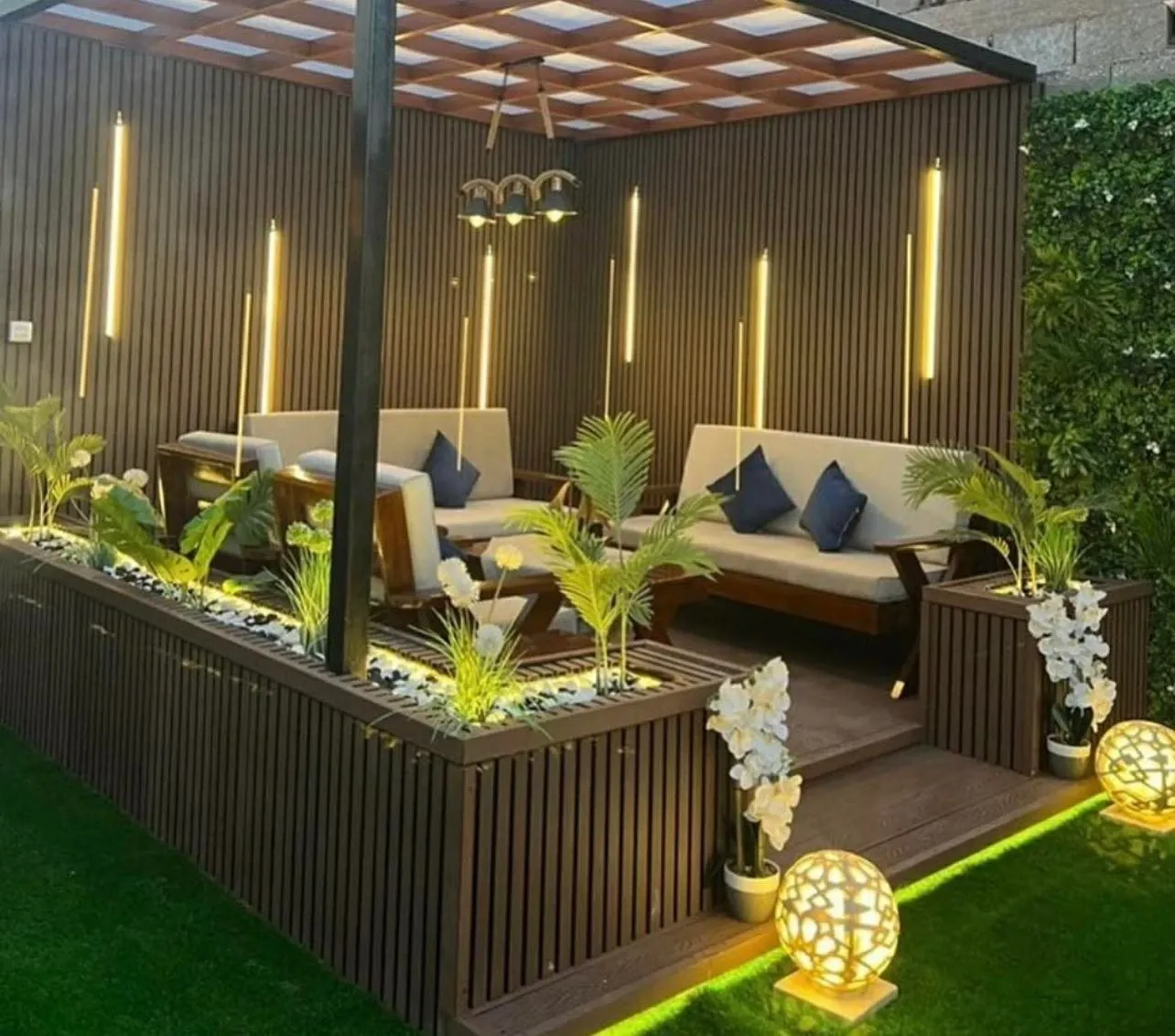 أفكار مبتكرة تركيب جلسات الأحواش لفلل حي الحمدانية 