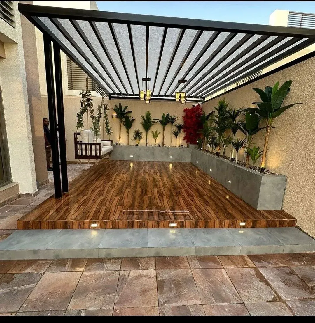 تكلفة تركيب برجولة أحواش بمساحة 20متر تقريبا بحي الريان 