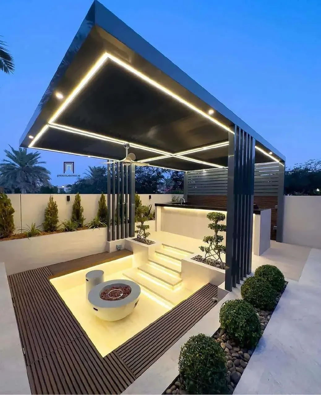 تكلفة تركيب برجولة أحواش بمساحة 20متر تقريبا بحي الريان 