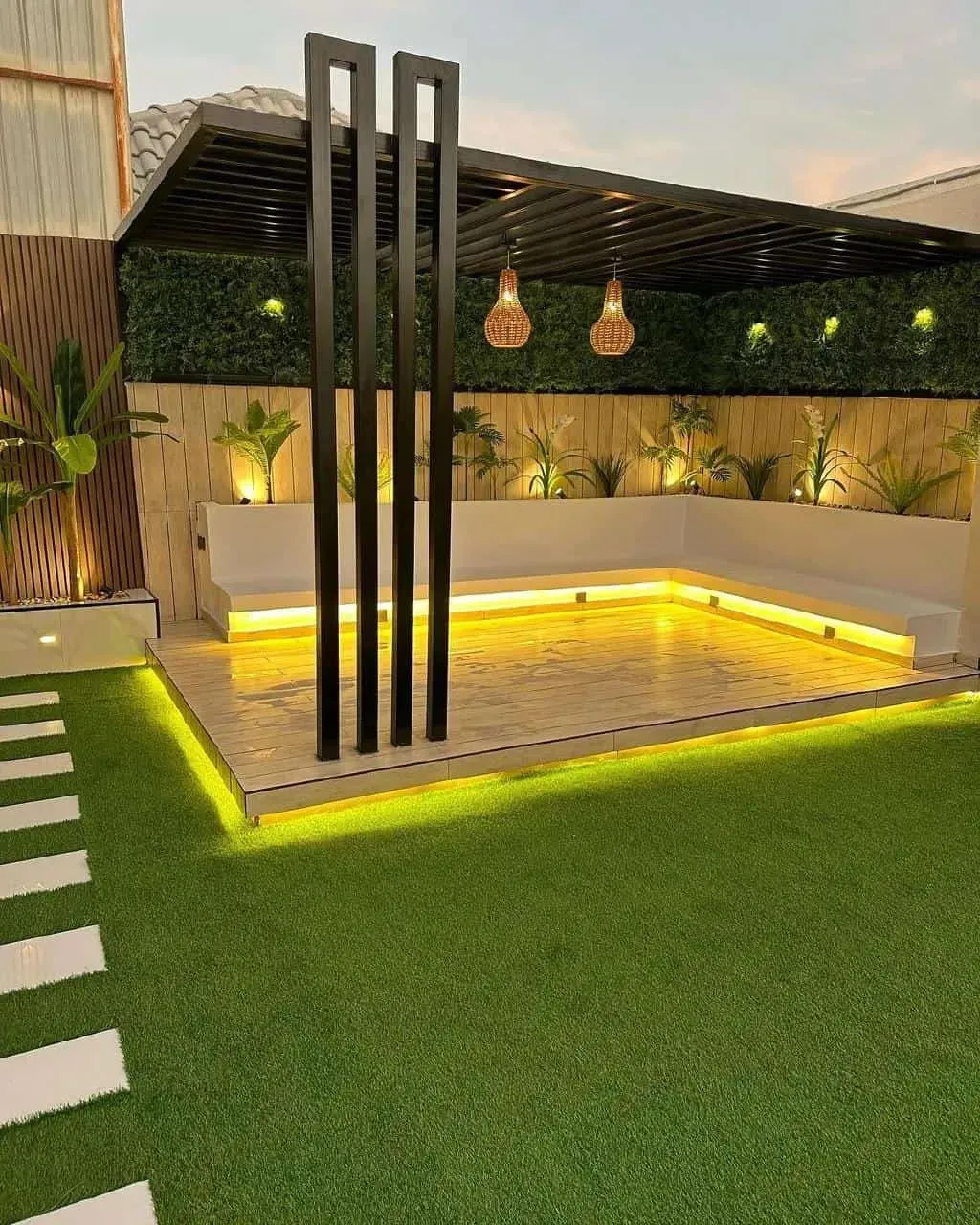 تكلفة تركيب برجولة أحواش بمساحة 20متر تقريبا بحي الريان 