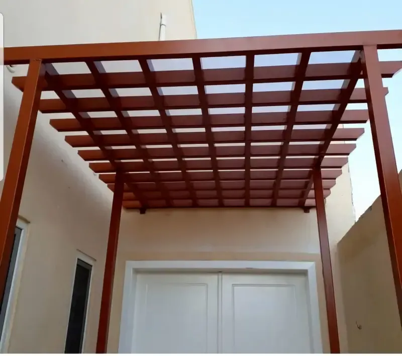 محداد مظلات جلسات خارجية وبرجولات حي الشرفية بجدة 